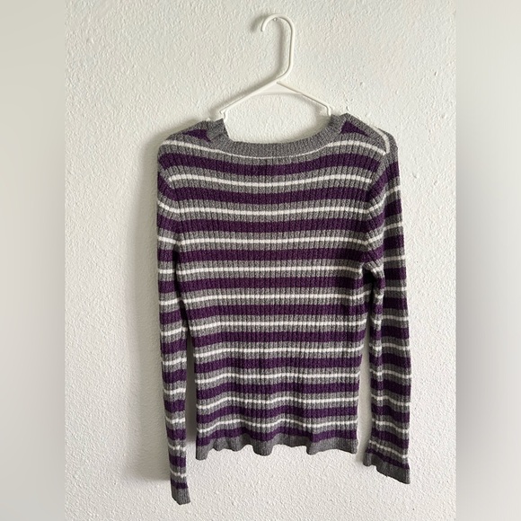3/$20 Comfy Striped Sweater - Picture 2 of 3